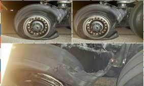 ترکیدگی تایر هواپیمای ایرباس در فرودگاه تبریز+ عکس