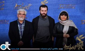 ورود بازیگران و عوامل فیلم «دیدن این فیلم جرم است!» به مراسم فتوکال+ویدئو