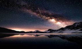 آسمان شب در قابی متفاوت + عکس