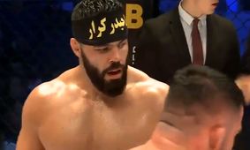 ویدیو/کری خوانی دور از ادب واخائف پیش از دیدار با امیر علی اکبری