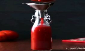 طرز تهیه سس گوجه فرنگی خانگی