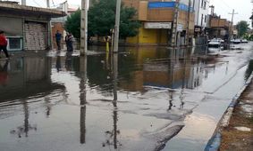 بارش باران باعث جاری شدن سیلاب در 6 شهرستان خوزستان شد