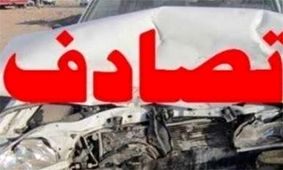 تصادف شدید پیکان وانت با خودروی پرشیا موجب مصدومیت ۳ نفر شد