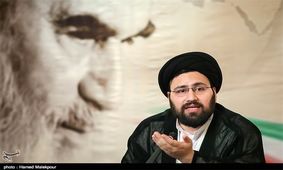 دیدار نوه امام خمینی (ره) با شیخ عیسی قاسم در عراق + عکس