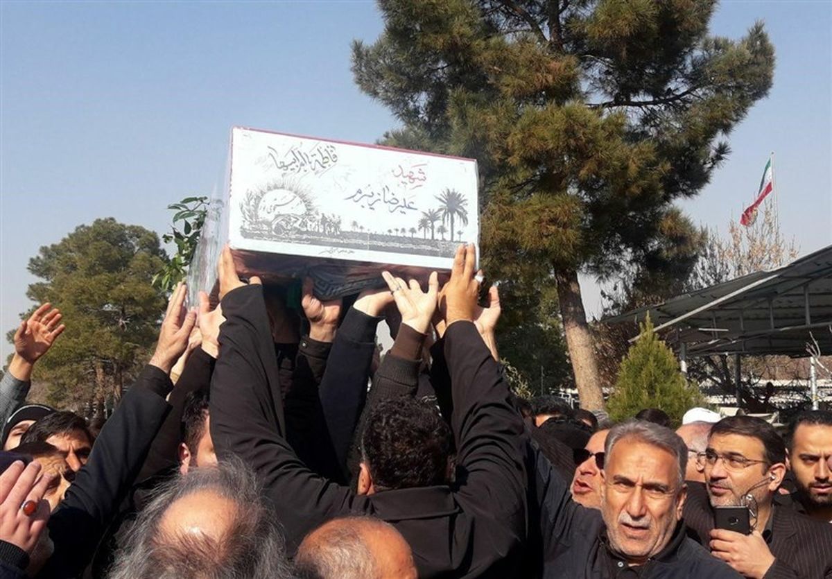 پیکر پاک شهید « زیبرم» در شهرری تشییع شد