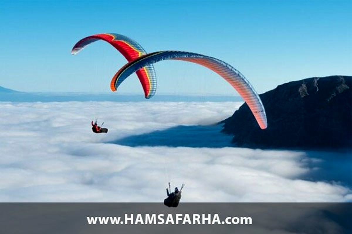 آشنایی با پاراگلایدر کیش و جذابیت های آن

