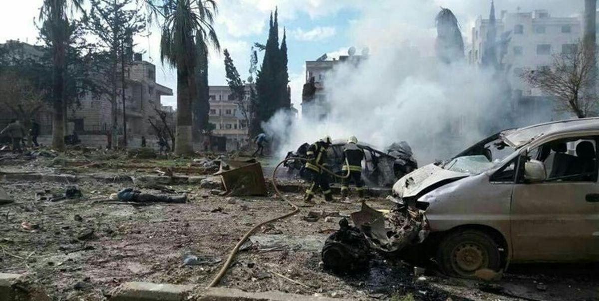 منابع سوری گزارش کردندوقوع ۲ انفجار در ادلب؛ هدف، سرکرده جبهةالنصره بود