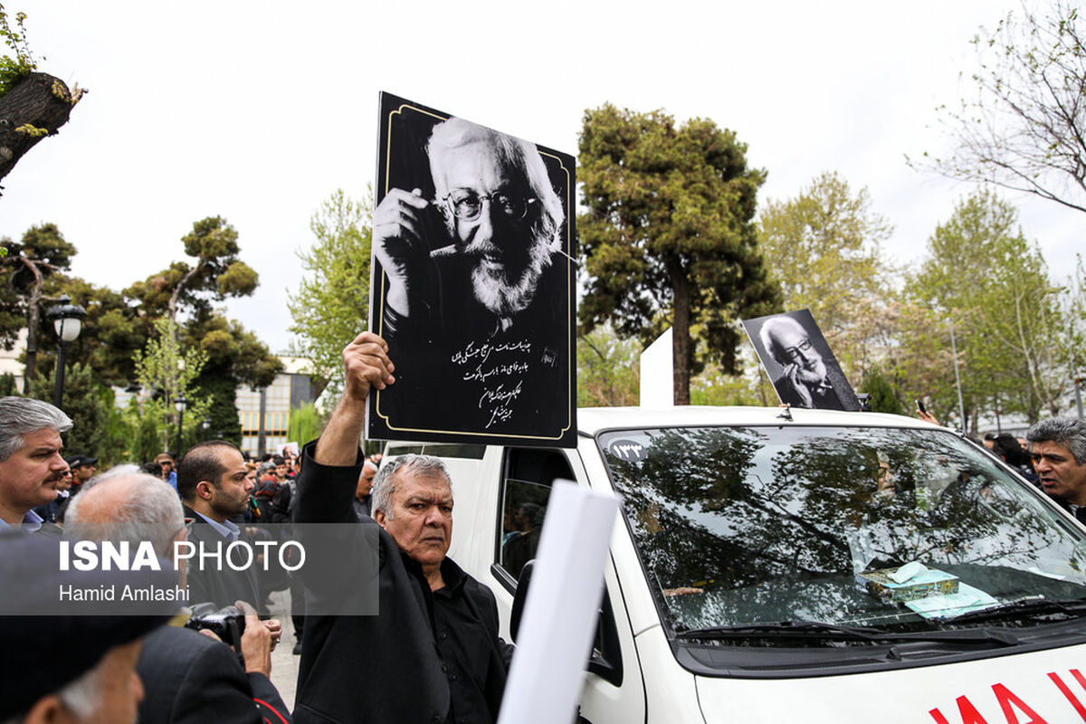 گزارش تصویری بدرقه پیکر جمشید مشایخی