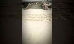 فیلم/ پیشروی آب رودخانه کارون در شهر اهواز