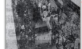تصادفی هولناک با کشته و زخمی شدن افراد با ورود وانت به صف اتوبوس در تهران