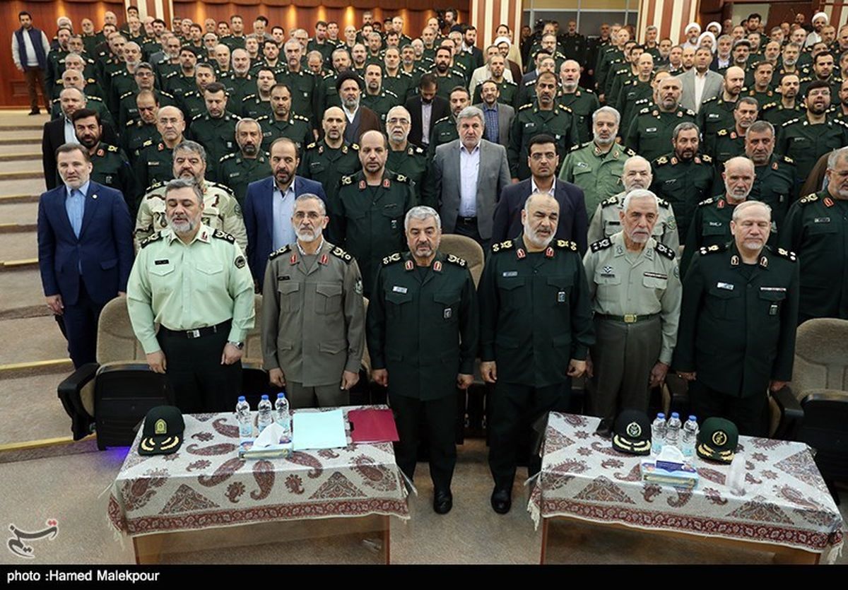 ۴ فرمانده کل سپاه در یک قاب