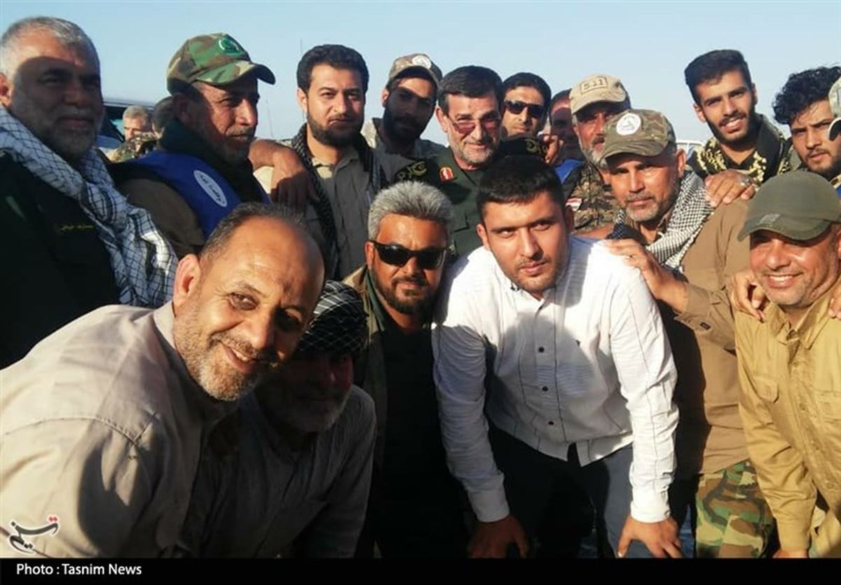 فرمانده نیروی دریایی سپاه از روستای سیل‌زده «صراخیه» شادگان بازدید کرد