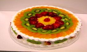 طرز تهیه کیک میوه ای