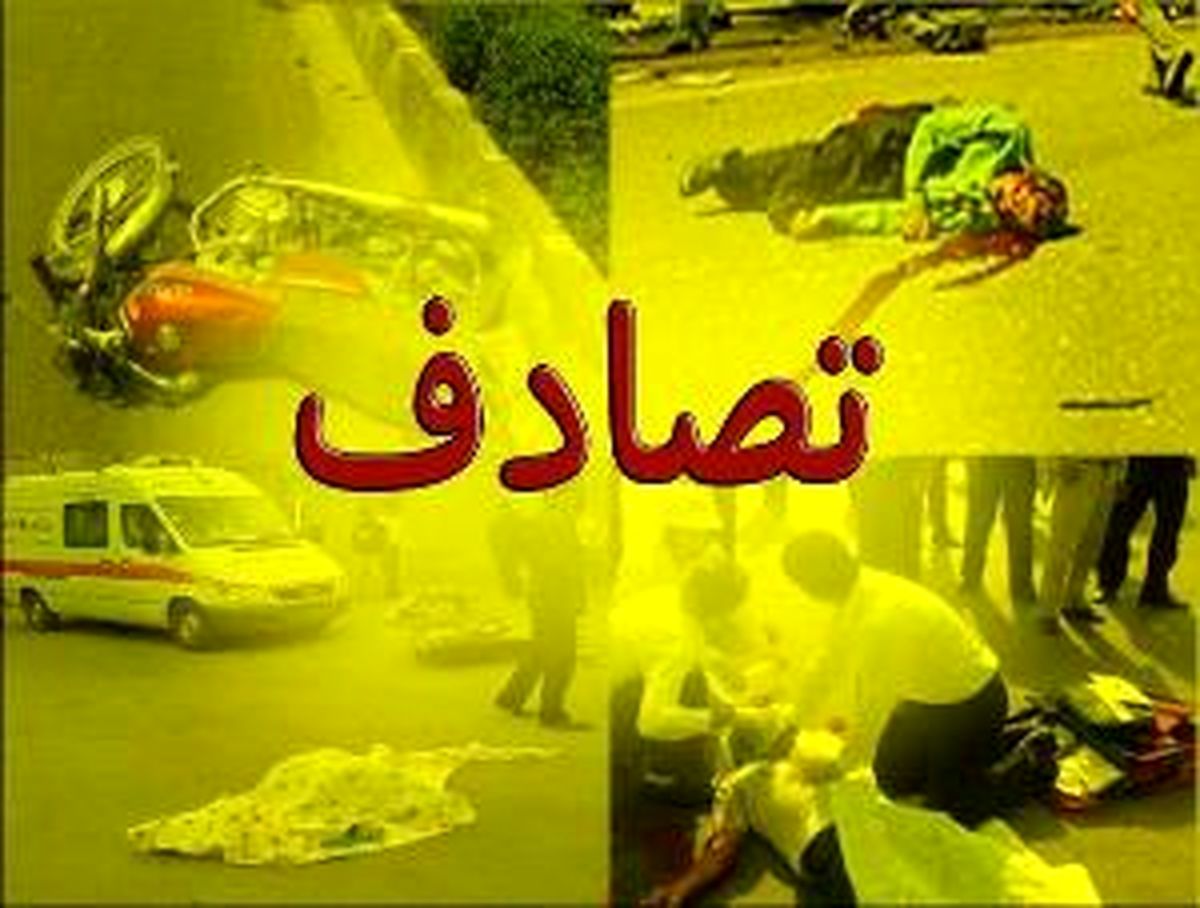 برخورد پژو با پراید در زنجان