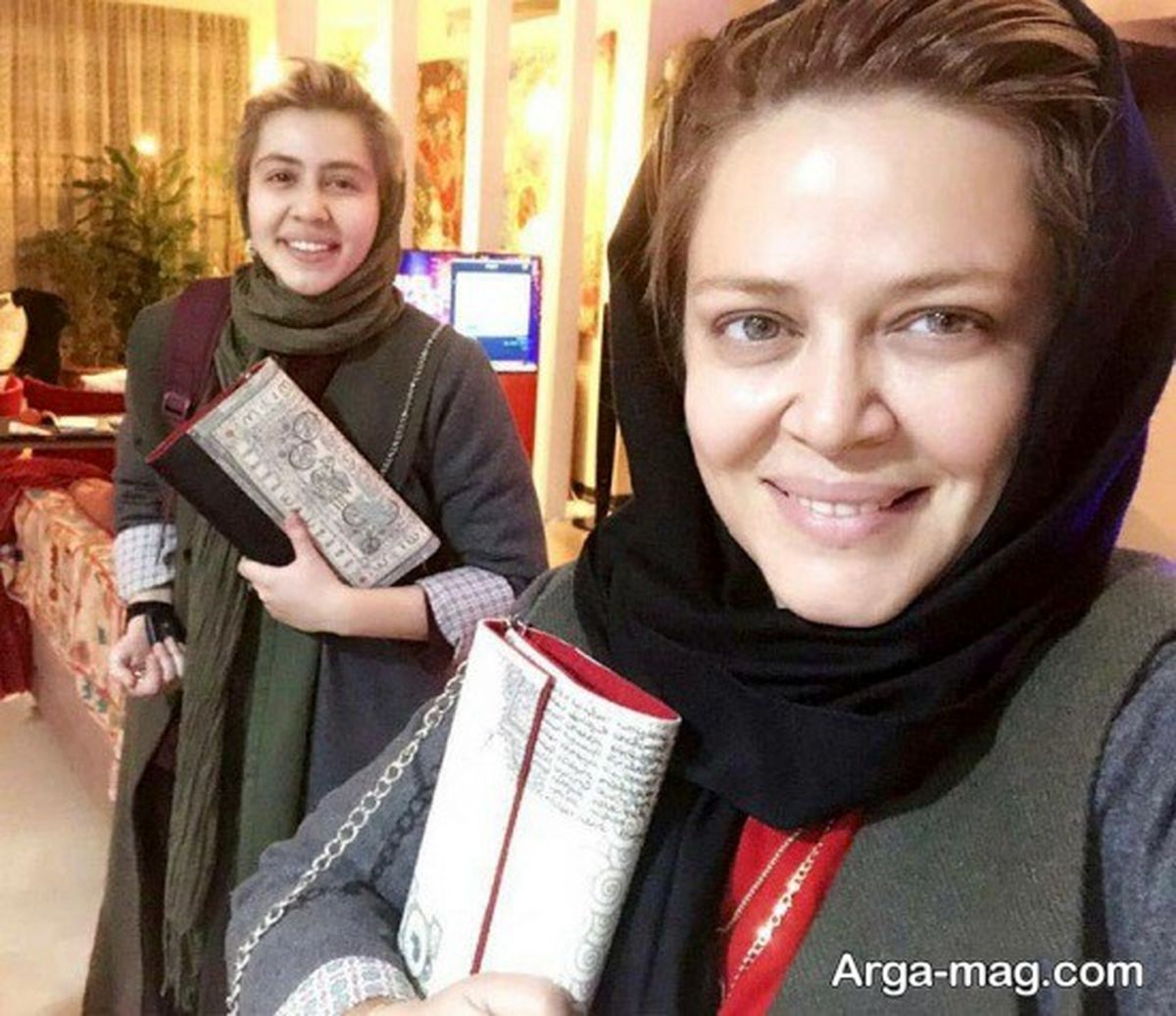 تیپ پسرانه پریا دختر بهاره رهنما در کنار فرهاد آییش+عکس