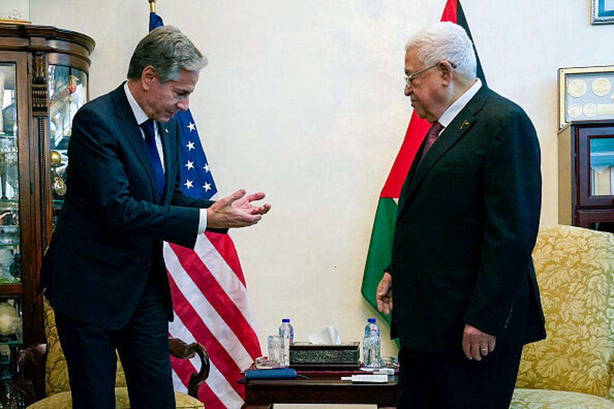 تسلیت وزیر خارجه آمریکا به رئیس تشکیلات خودگردان فلسطین

