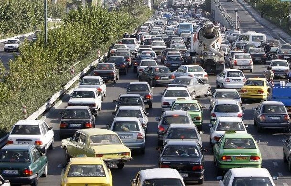 افزایش ۲۰ درصدی ترافیک امروز تهران نسبت به اول مهر