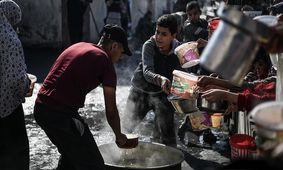  ۷۵ درصد از مردم غزه بی خانمان شده‌اند

