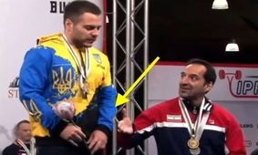 حمایت فدراسیون جهانی پاورلیفتینگ از ورزشکار ایرانی و توبیخ حریف اوکراینی

