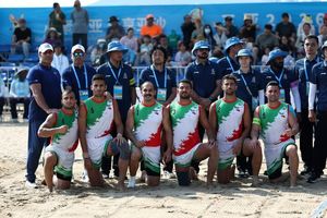 قهرمانی کبدی ایران با برد هند در بازی‌های آسیایی ساحلی سانیا