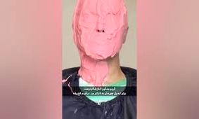 مراحل گریم سنگین الناز شاکردوست برای یک نقش مردانه / ویدئو