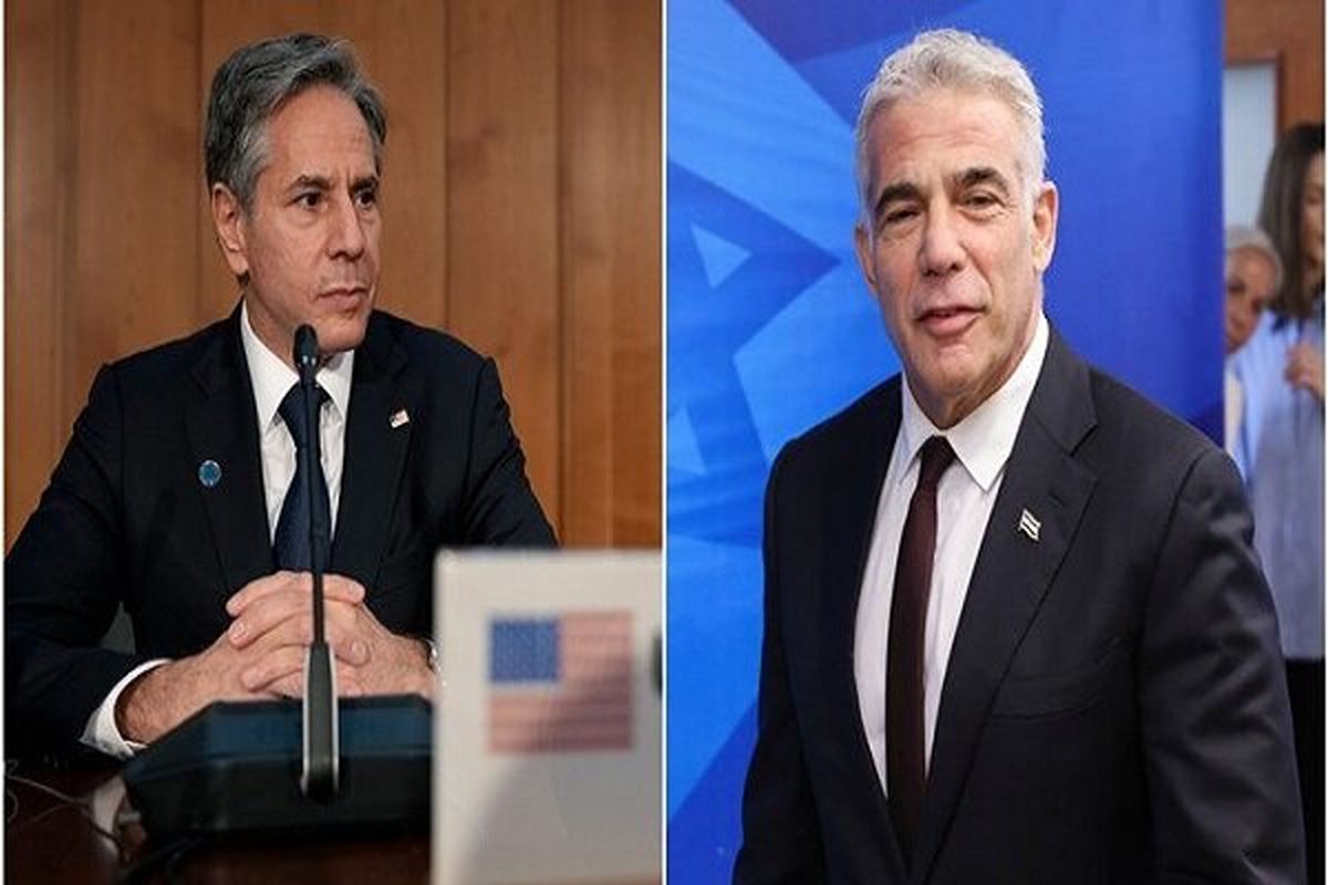 گفتگوی تلفنی وزیران خارجه آمریکا و اسرائیل درباره جنگ اوکراین و مذاکرات وین
