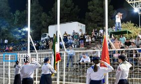 تصاویری از افتتاحیه پنجاه و ششمین بازی های المپیک ارامنه ایران در ورزشگاه آرارات تهران