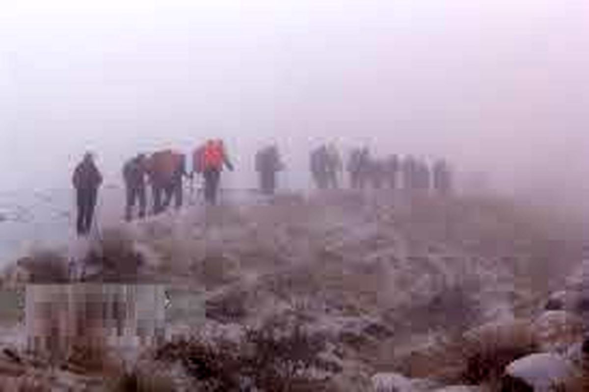 سرما و مه گرفتگی در ارتفاعات کشور