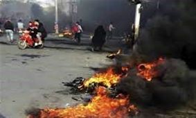 تصاویر تازه از زنی در اغتشاشات ملارد/ ویدئو