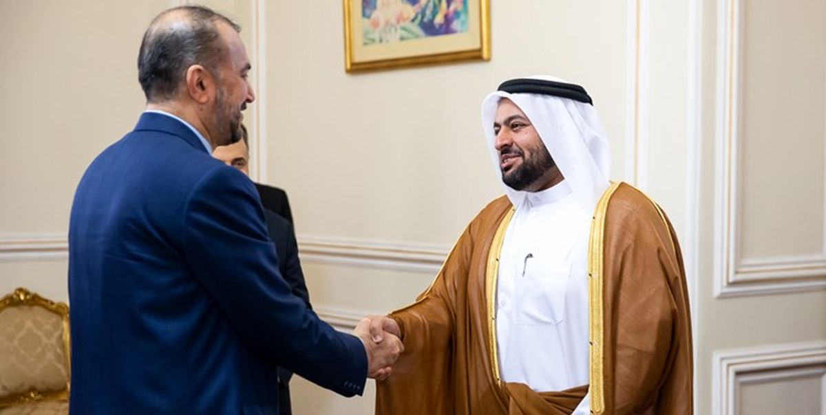 دیدار وزیر مشاور در امور خارجه قطر با امیرعبداللهیان

