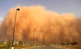 طوفان شن زابل را در هم کوبید