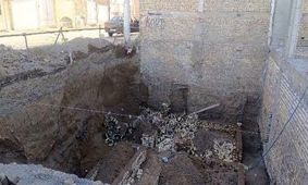 ریزش ساختمان در کاشان جان کارگری را گرفت