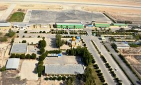 تخریب شبکه برج مراقبت فرودگاه لامرد