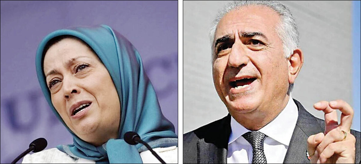 تنش و درگیری میان طرفداران پهلوی و سازمان منافقین / عکس