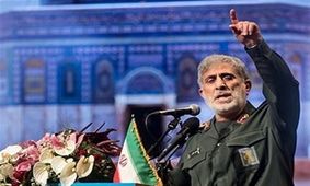 پیام سردار قاآنی به مقاومت اسلامی یمن؛ سرگردانی ناو آمریکایی در منطقه، نشانه قدرت نمایی یمن است