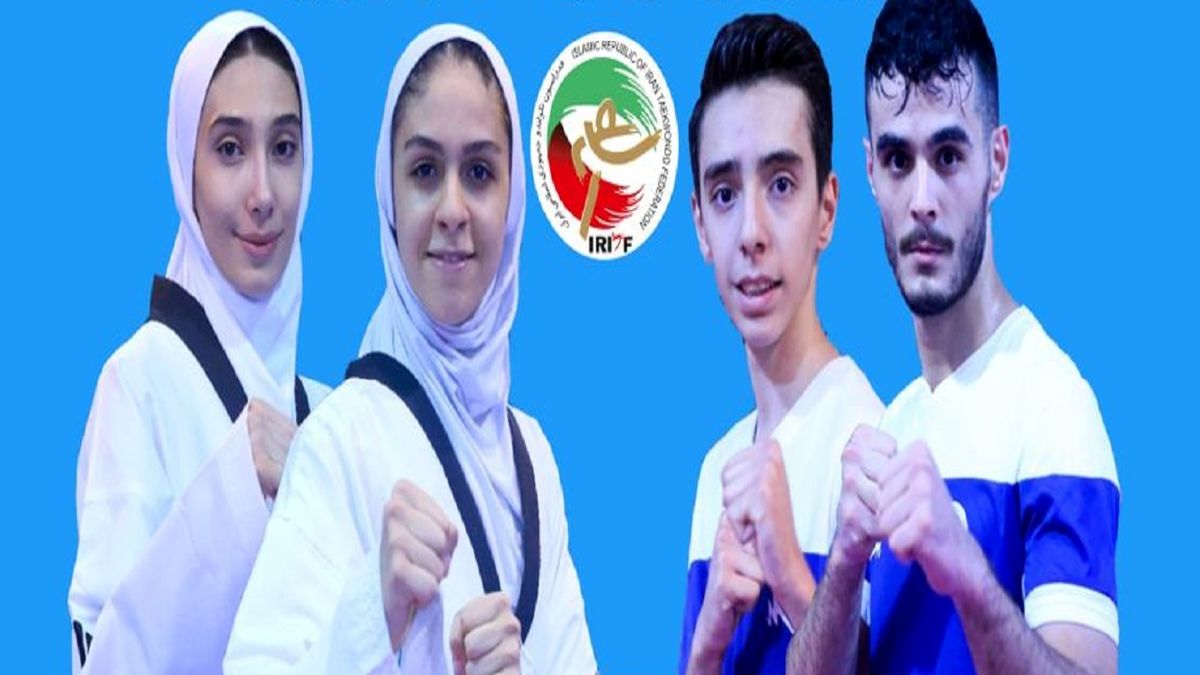 ۴ مدال نقره دستاورد تکواندوکاران ایرانی

