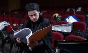 تمرین ارکستر سمفونیک تهران به رهبری پانیذ فریوسفی/ تصاویر


