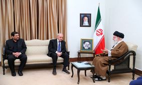 دیدار رئیس مجلس لبنان با رهبر انقلاب

