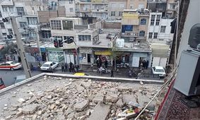 تخریب منزل مسکونی بر اثر آتش سوزی
