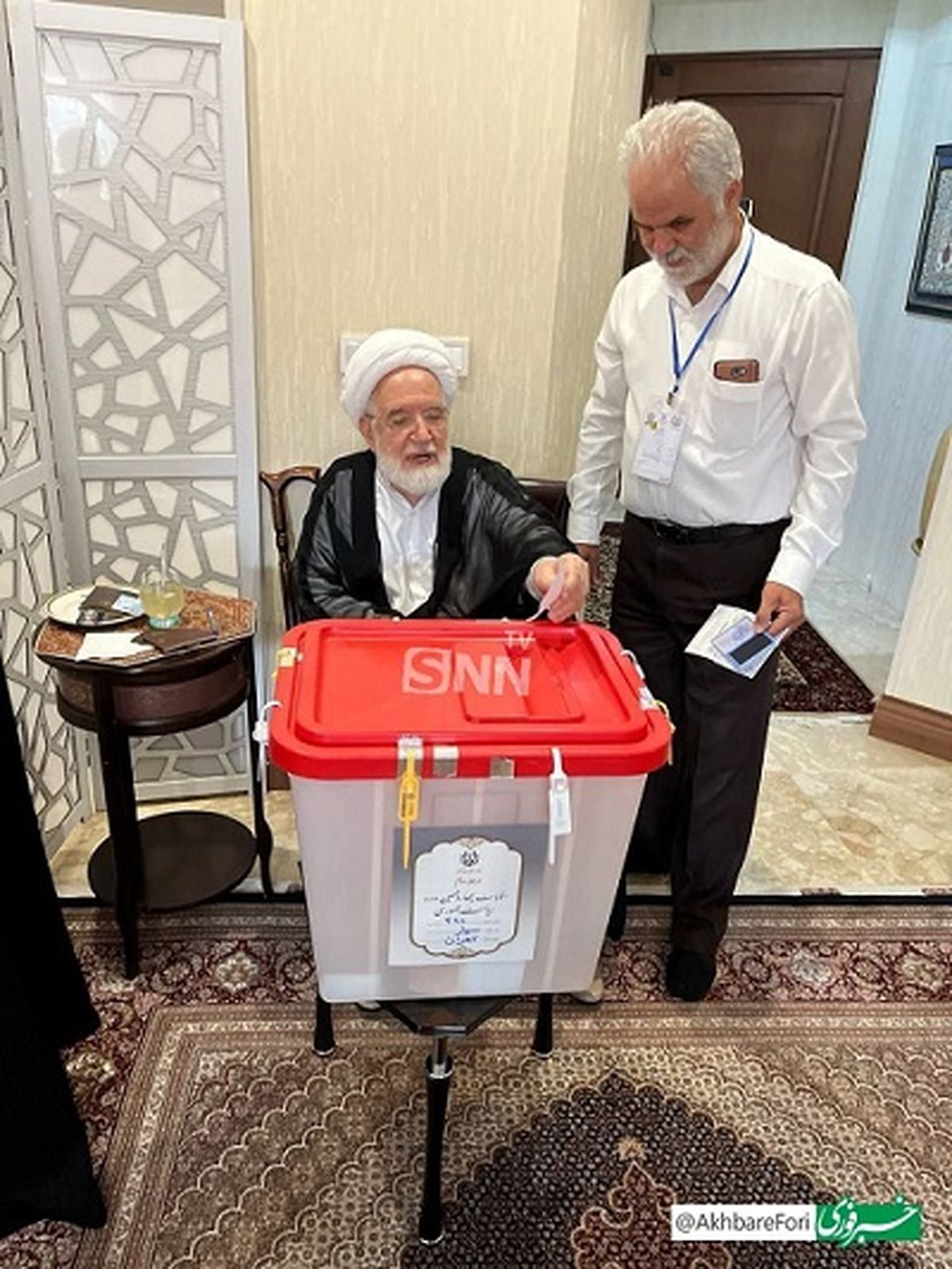مهدی کروبی در انتخابات شرکت کرد